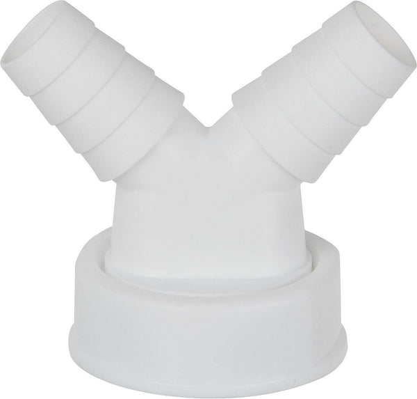 Douille double coudée avec écrou chapeau 1 1/2" joint inclus