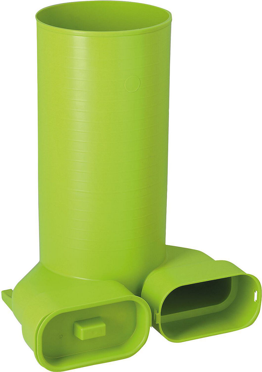 Pièce de raccordement Wolf pour bouche UniAir DN 125, conduit plat