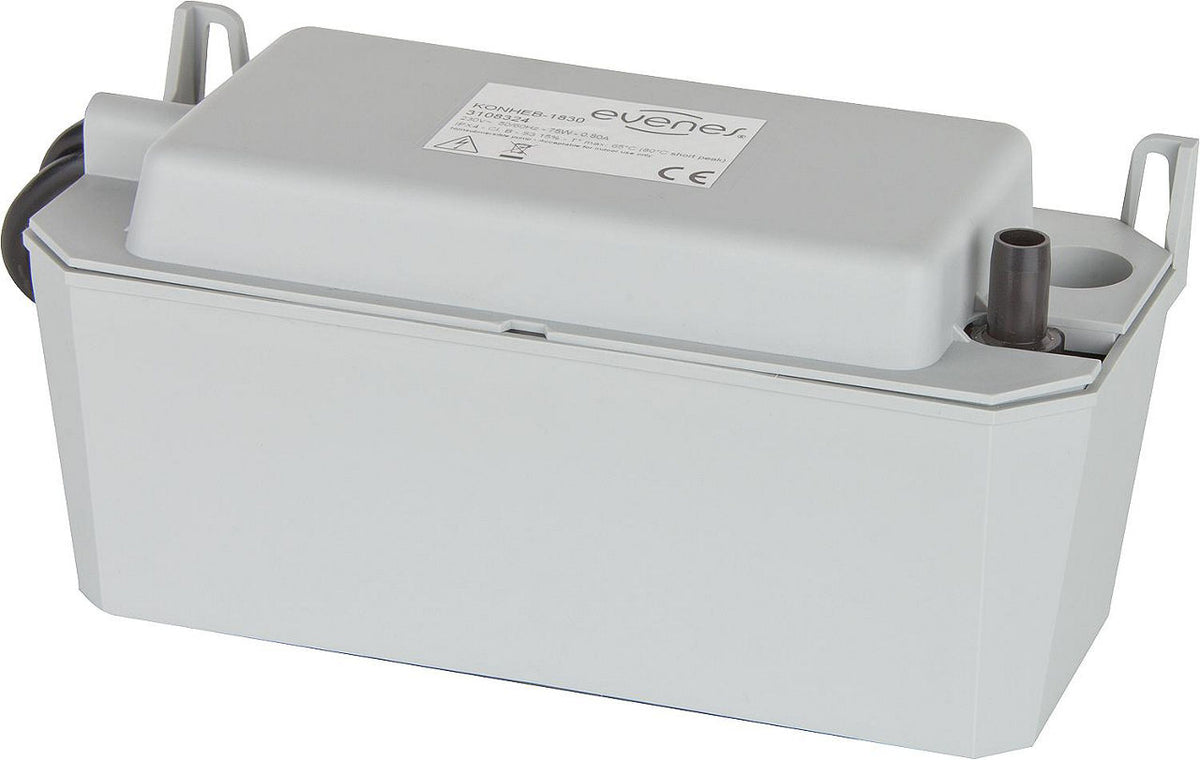 Pompe à condensats Evenes KonHeb 1830 (tuyau PVC 5 m Ø 10 mm inclus)