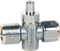 Robinet à bouton-poussoir pour manomètre MDH, DN 15 (1/2") femelle, DIN DVGW, MOP 5