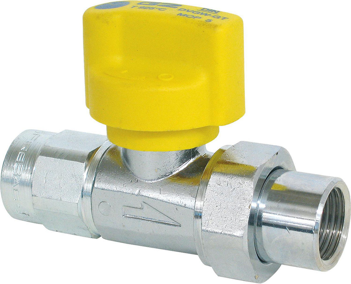 Vanne à boisseau sphérique gaz pour raccordement d'appareil