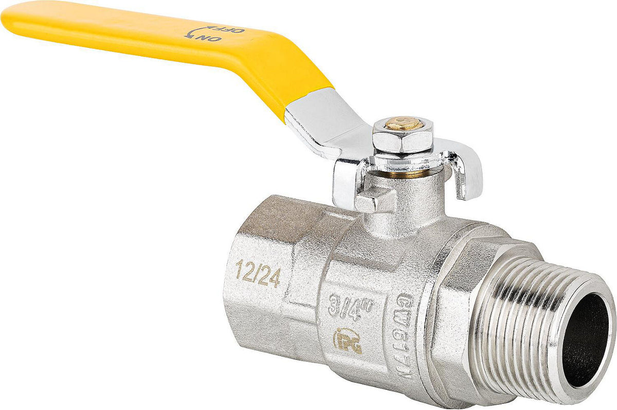 Vanne à boisseau sphérique gaz, mâle × femelle