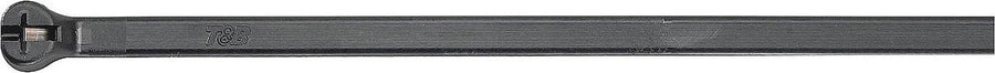 Attache-câble à ergot acier ABB Ty-Rap résistant aux UV, noir
