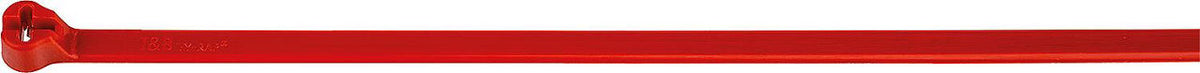 Attache-câble à ergot acier ABB Ty-Rap TYB23M, 92 x 2,4 mm, rouge