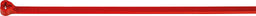 Attache-câble à ergot acier ABB Ty-Rap TYB23M, 92 x 2,4 mm, rouge