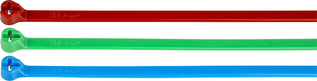Attache-câble à ergot acier ABB Ty-Rap TYB25M, 186 x 4,8 mm