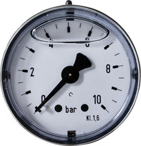 Manomètre à bain de glycérine AFRISO, Ø 40 mm, axial, DN 6 (1/8")