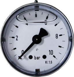 Manomètre à bain de glycérine AFRISO, Ø 40 mm, axial, DN 6 (1/8")