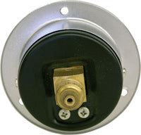 Manomètre AFRISO à encastrer, boîtier en tôle d'acier, Ø 50 mm, DN 8 (1/4"), 0-4 bar