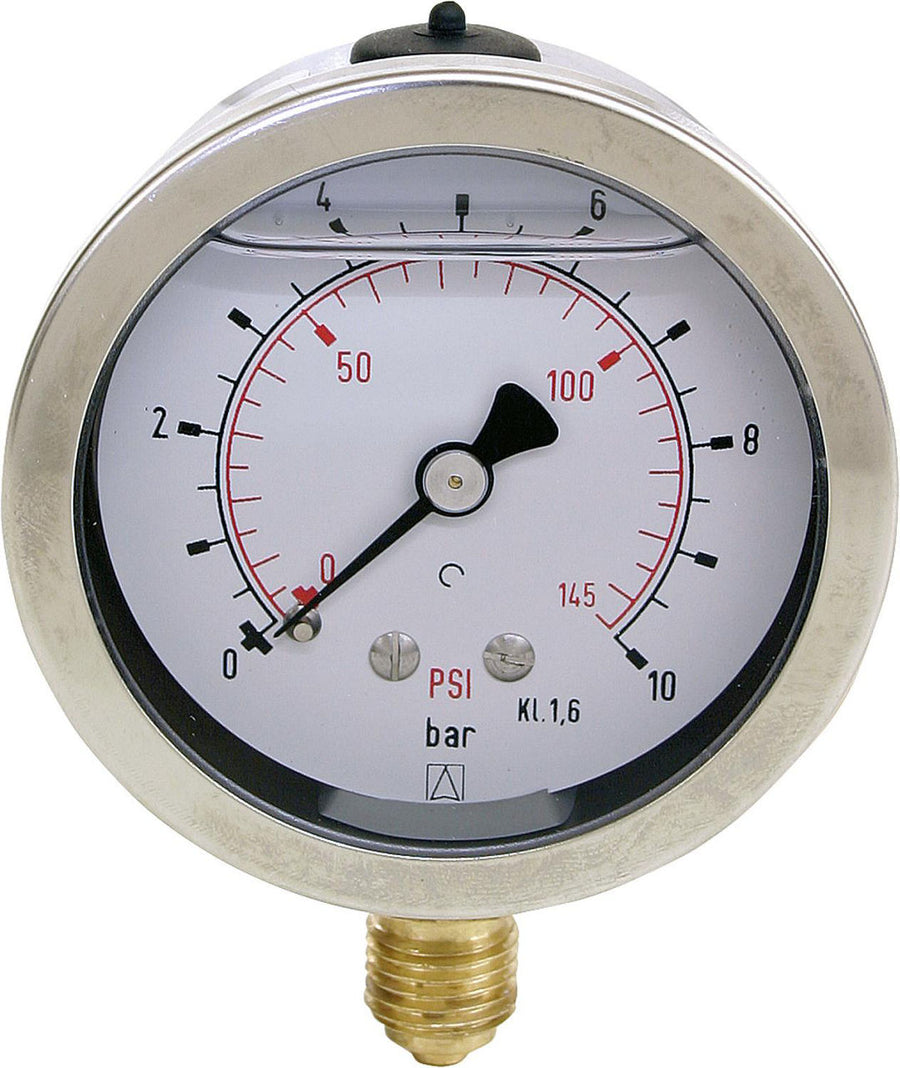 Manomètre à bain de glycérine AFRISO, Ø 63 mm, radial, DN 8 (1/4")