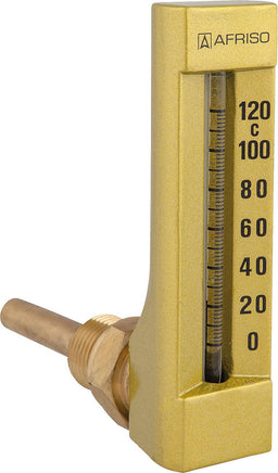 Thermomètre de machine AFRISO VMTh, coudé à 90°, DN 15 (1/2")