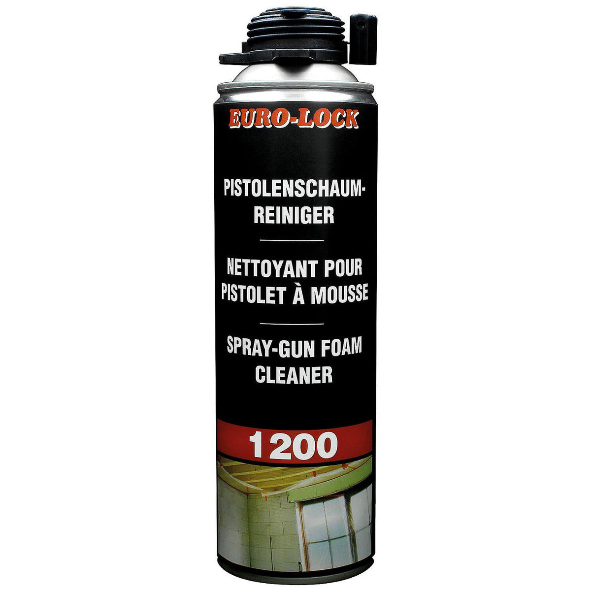 Nettoyant pour mousse PU Euro-Lock LOS 1200, aérosol 500 ml