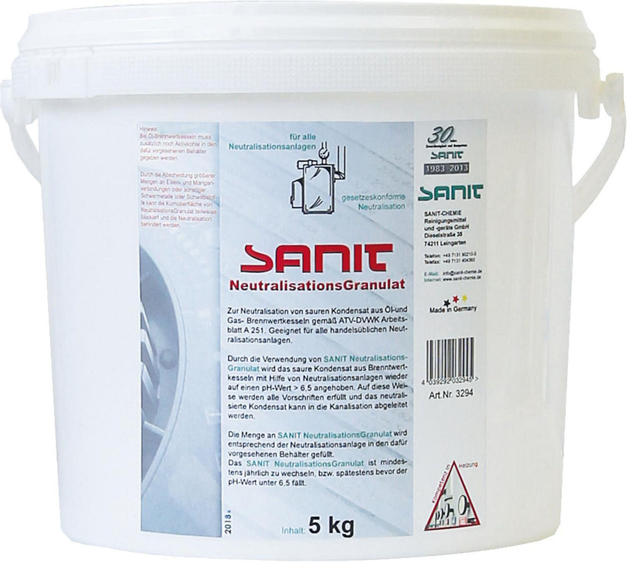 Granulés de neutralisation Sanit-Chemie seau 5 kg