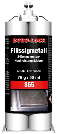 Métal liquide cartouche double EURO-LOCK LOS 365 cartouche 50g