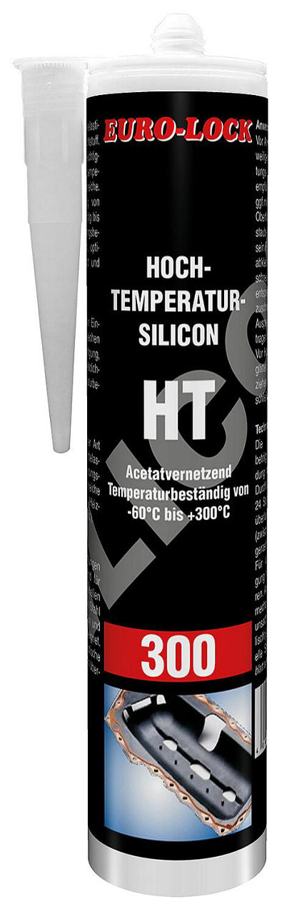 Silicone haute température EURO-LOCK LOS 300, cartouche 310ml