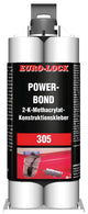 Powerbond 2K Adhésif Kraft EURO-LOCK LOS 305 Cartouche double 50g
