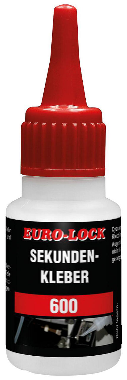 Adhésif très rapide EURO-LOCK E 600 (basse viscosité) flacon doseur 20g