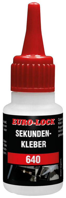 Adhésif très rapide EURO-LOCK E 640 (pour bijoux) flacon doseur 20g