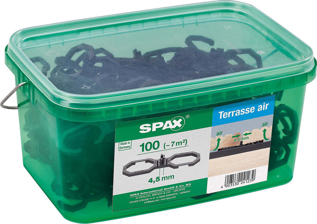 Espaceur de pose SPAX pour lames de terrasse