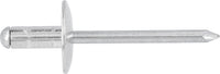 Blindnieten PolyGrip® Alu / Stahl, Flachrundkopf