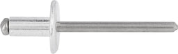 Rivets borgnes aluminium / inox, grande tête