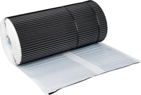 Bande flexible en aluminium gaufré 290 mm × 5 m