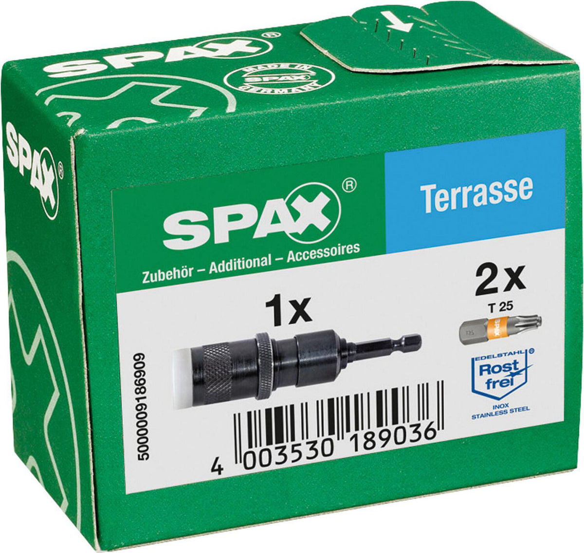 Embout SPAX T25 avec butée de profondeur variable