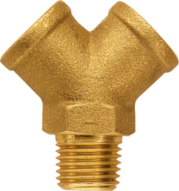 Raccord laiton Y (F/M/F)