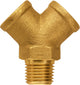 Raccord laiton Y (F/M/F)