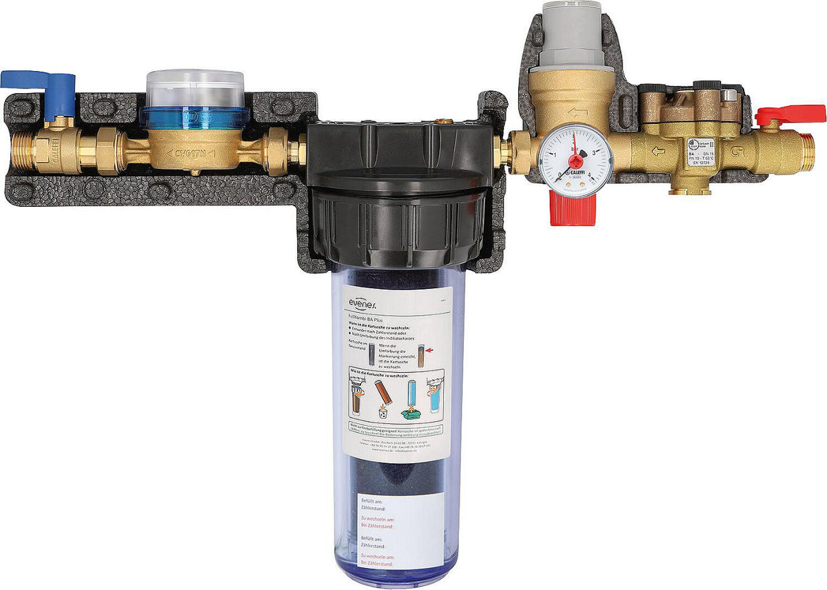 Désemboueur DiscalDirtmag DN 32 (1 1/4") + Combinaison complète eau de chauffage NaFüKom Plus DN 15 (1/2")