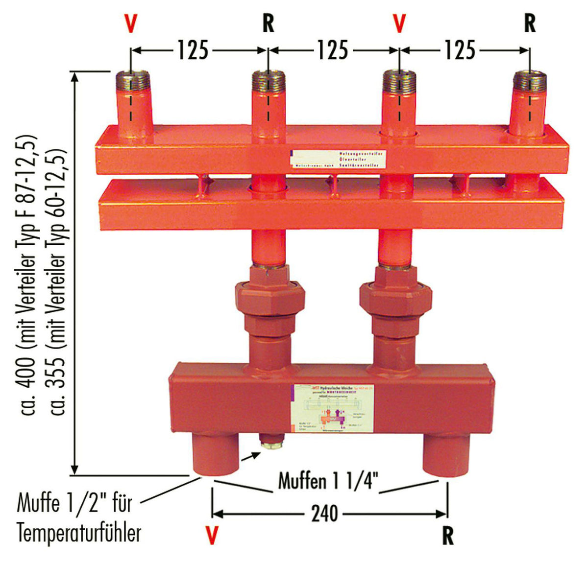 Découpleur hydraulique MAGRA type WST 60-24 pour collecteur 60-12,5 et F 87-12,5
