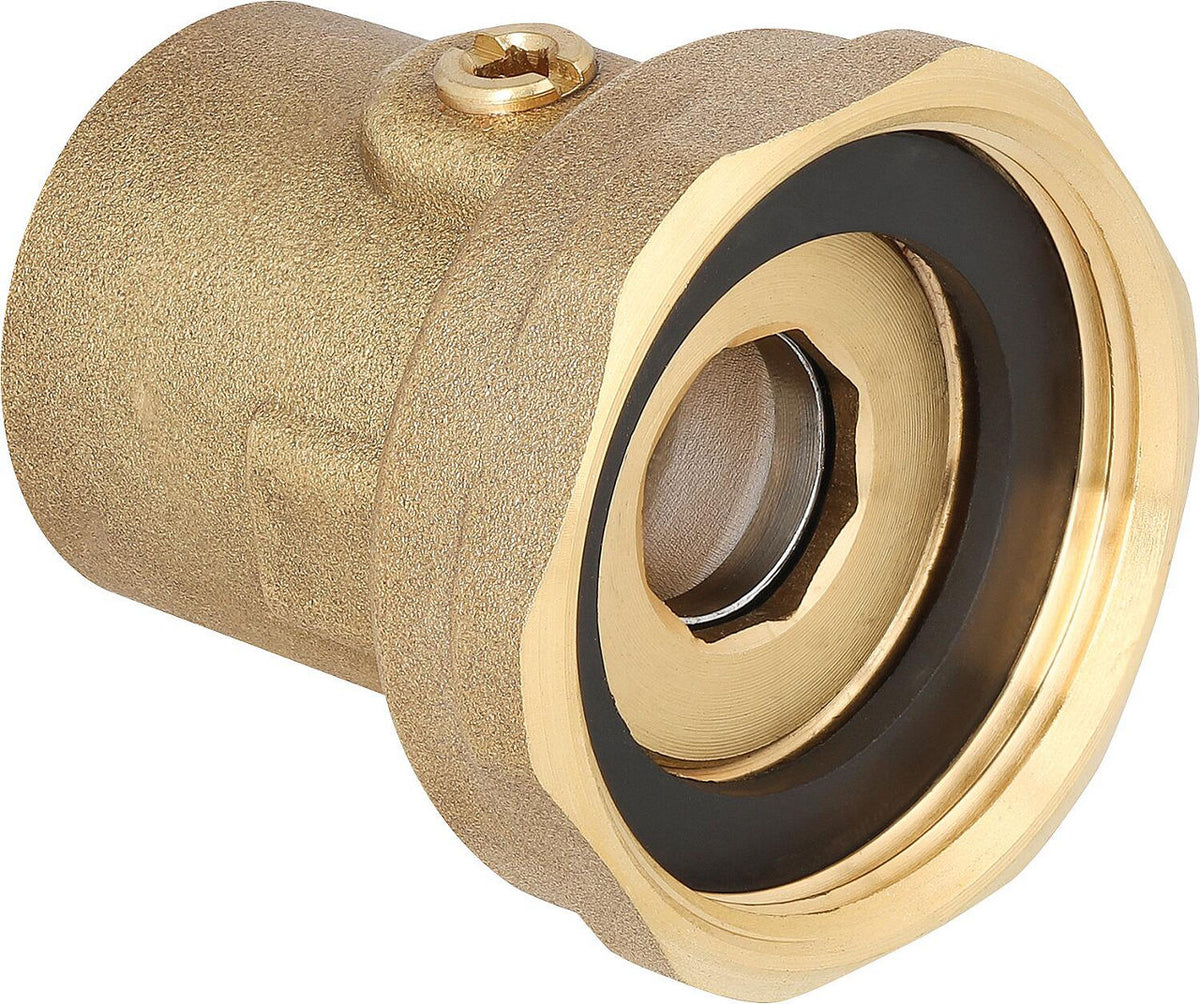 Vanne d'arrêt à boisseau sphérique de pompe laiton type Mini Pump 1" × 1 1/2"