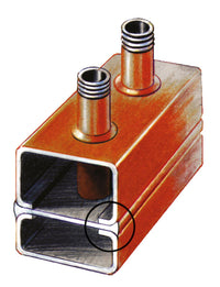 Collecteur-répartiteur de chauffage MAGRA type 60-12,5 à bride ovale DN 25 (1") – 70 kW, 3 m³/h