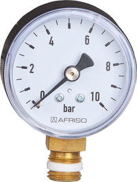 Manomètre radial Ø50 mm pour réducteur de pression (DN8 1/4")