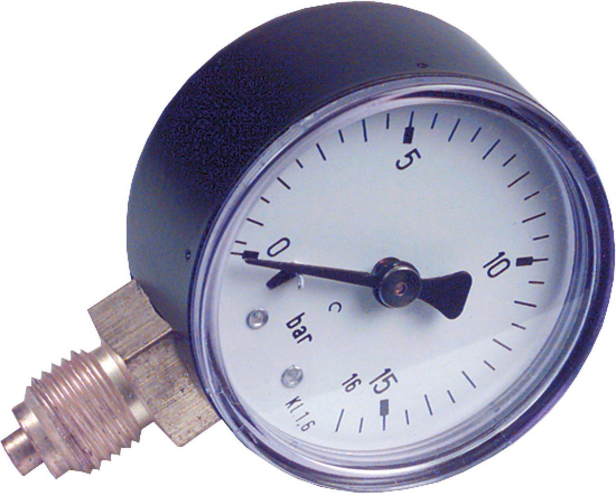 Manomètre radial Ø50 mm pour réducteur de pression (DN8 1/4")