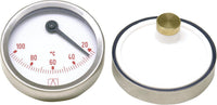 Thermomètre à contact AFRISO, excentrique, Ø 63 mm
