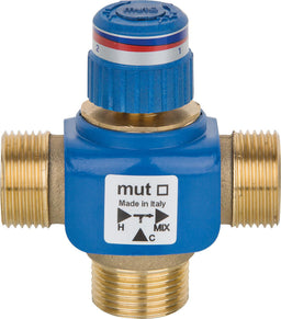 Mitigeur thermostatique MUT type RAW sortie latérale, DN 25 (1"), Kvs 4
