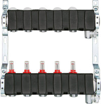 Isolation Waterlo pour collecteur de plancher chauffant en laiton DN 25 (1") jusqu'à 12 circuits