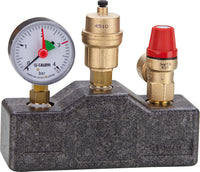 Kit de sécurité chaudière CALEFFI type 302, DN 25 (1") femelle, 3 bar