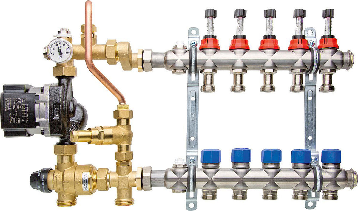 Unité de régulation Waterlo Easyflow Thermo 20-45 °C avec soupape de décharge