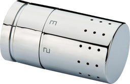 Tête thermostatique design Simplex M30 x 1,5 en acier inoxydable, sonde intégrée