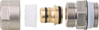 Raccord à compression DN 20 (3/4") mâle à mamelon double pour tube PE 20 × 2 mm