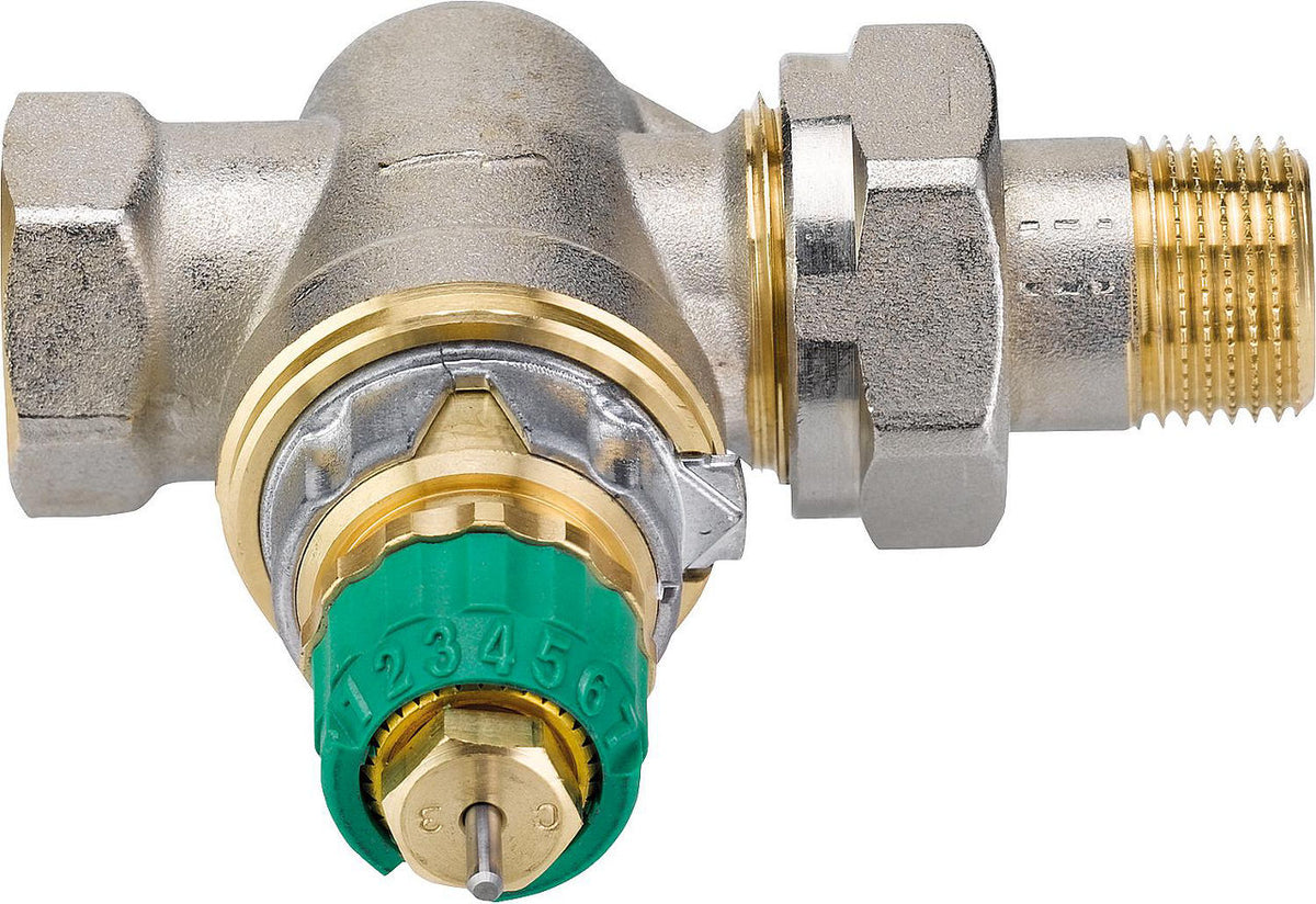 Corps de vanne thermostatique Danfoss Dynamic Valve RA-DV droit, femelle