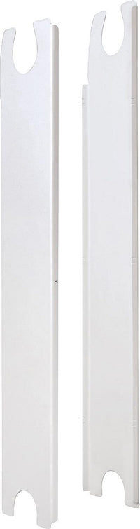 Kit de joues latérales pour radiateur en aluminium Fondital Blitz/Simun Super B4, blanc RAL 9010