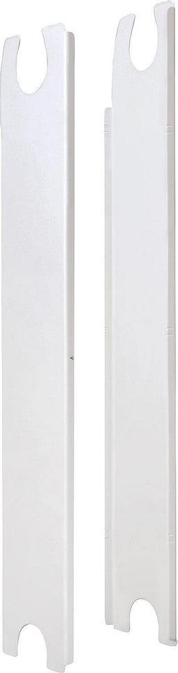Kit de joues latérales pour radiateur en aluminium Fondital Blitz/Simun Super B4, blanc RAL 9010