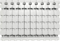 Radiateur en aluminium Fondital Blitz Super B4 800/100, blanc RAL 9010