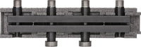 Collecteur-répartiteur de chauffage Evenes type VT3 mâle DN 25 (1") – 70 kW, 3 m³/h