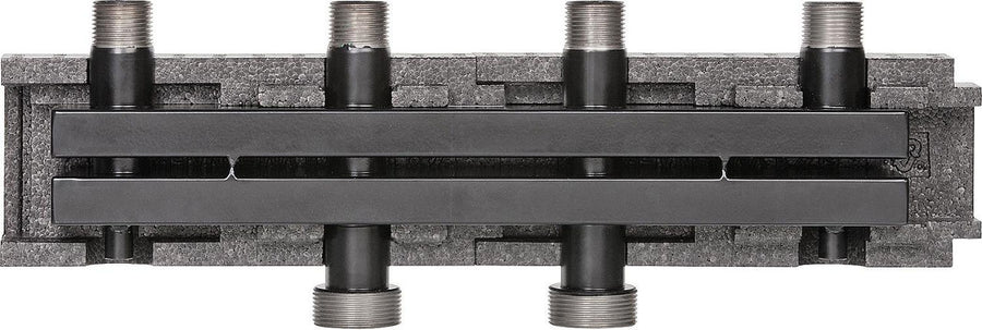 Collecteur-répartiteur de chauffage Evenes type VT3 mâle DN 25 (1") – 70 kW, 3 m³/h