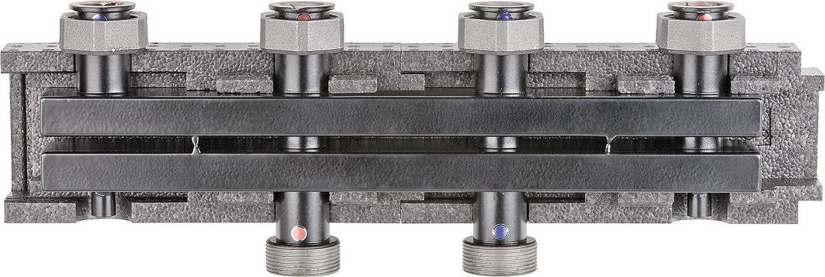 Collecteur-répartiteur de chauffage Evenes type VT3 à écrou tournant DN 40 (1"1/2) – 70 kW, 3 m³/h