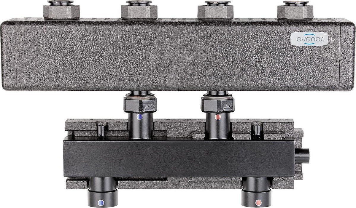 Découpleur hydraulique Evenes type W3 DN 32 (1"1/4) femelle pour collecteur VT3 – 70 kW, 3 m³/h